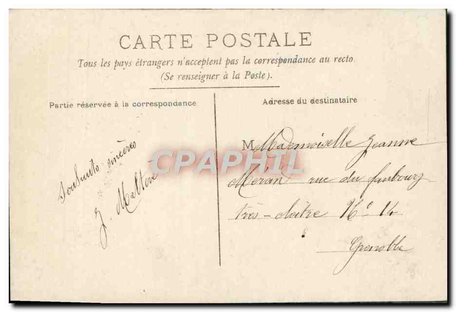 Femme en robe à motifs — Bonne Année — éditeur anonyme, n° 4-812 — Reverso