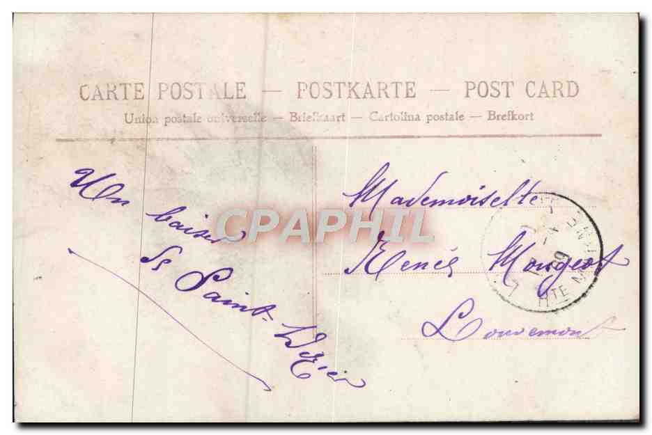 Un baiser — scène de plage — éditeur anonyme, n° 4060 — Reverso