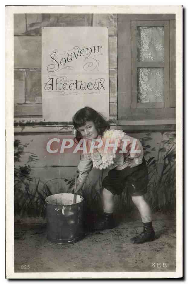 CPA Fantaisie Enfant espiegle