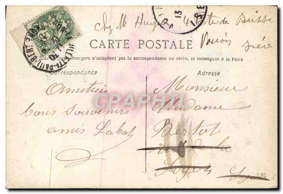 CPA Fantaisie Enfant — Rückseite