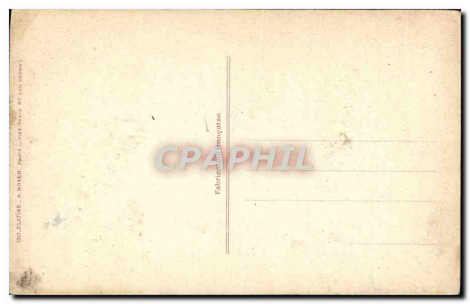 CPA Fantaisie Femme Fer a cheval — Rückseite