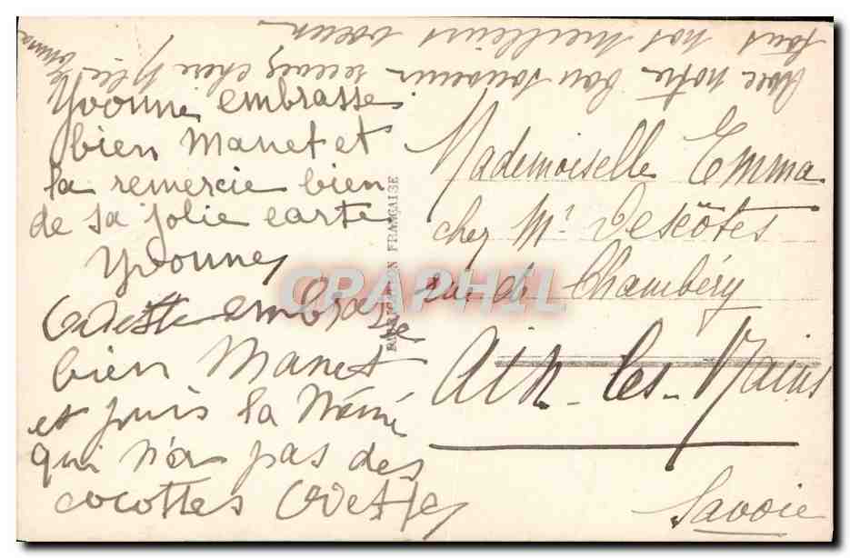 CPA Fantaisie Enfants — Rückseite