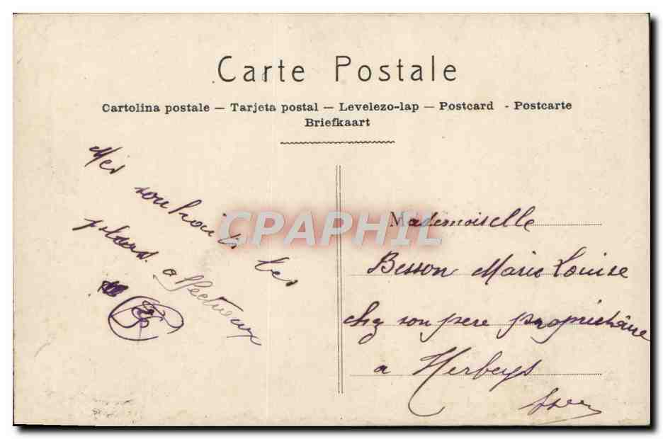 Portrait d'homme — Bonne Année — éditeur CPAPHIL, n° 2104 — Reverso