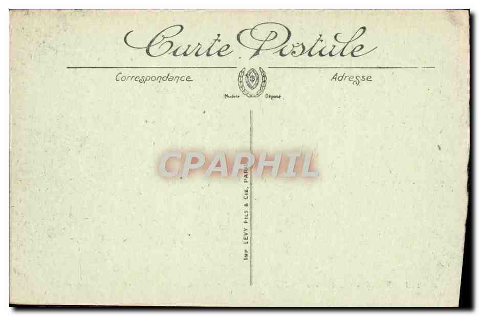 CPA Blois Le chateau Facade Francois 1er  — Verso