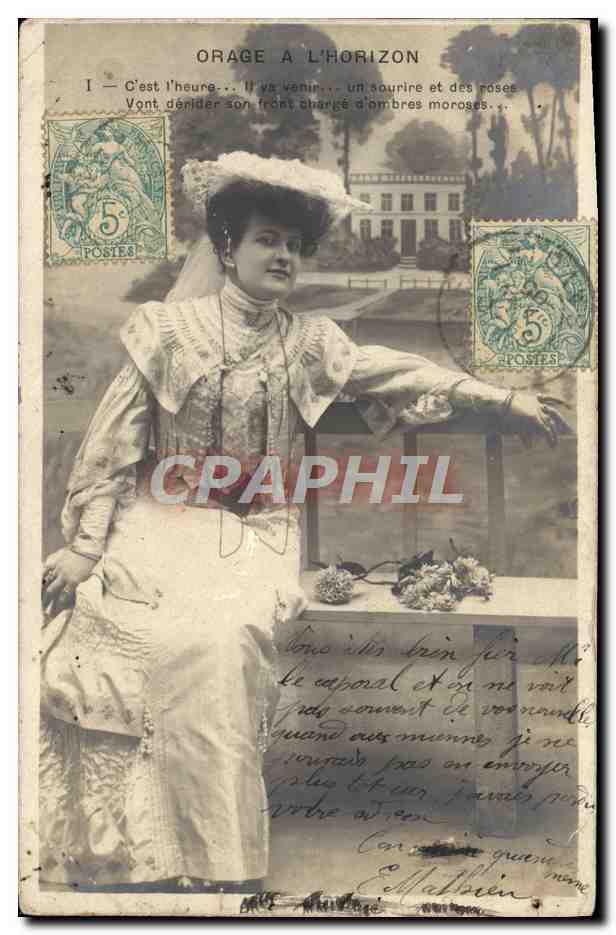 CPA Fantaisie Femme