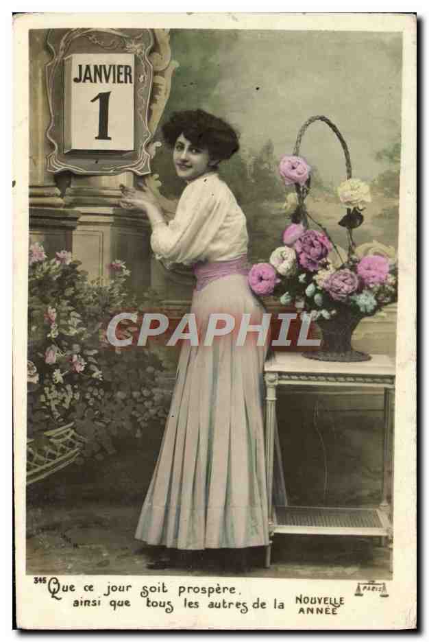 CPA Fantaisie Femme