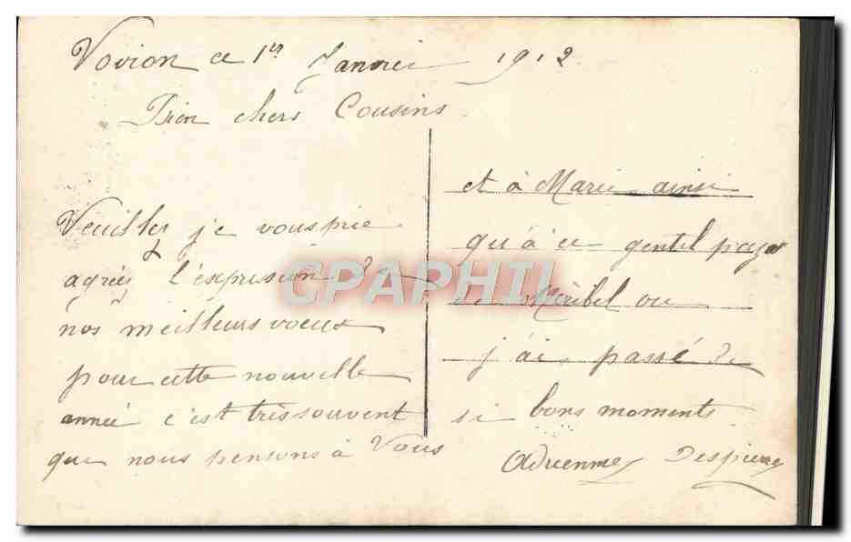 CPA Fantaisie Enfant — Rückseite