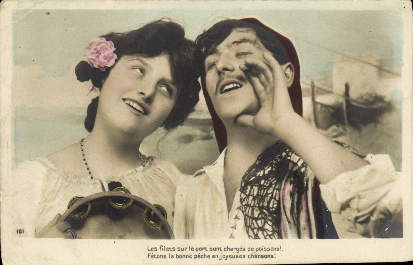 CPA Fantaisie Femme