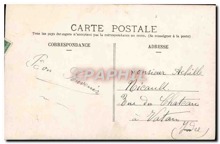 CPA Fantaisie Enfant — Verso