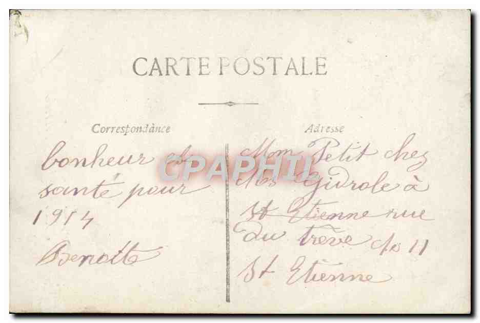 CPA Fantaisie Enfant — Rückseite