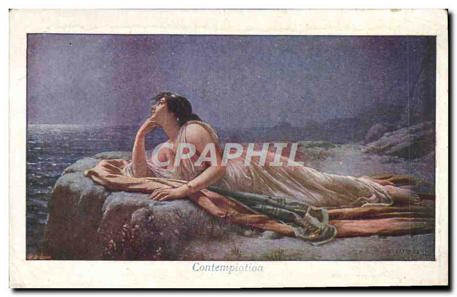 Contemplation — œuvre de G. Raymond — éditeur non visible