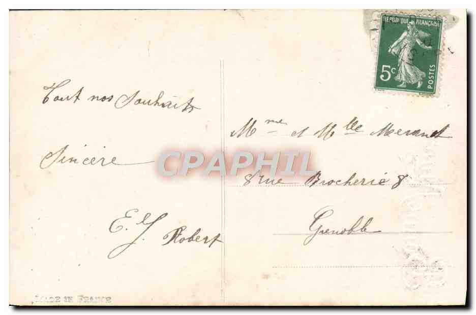CPA Fantaisie Enfant — Verso