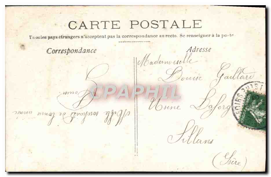 Jeune femme en robe verte — avec paniers de fleurs — éditée par A.S. n°703 — Reverso