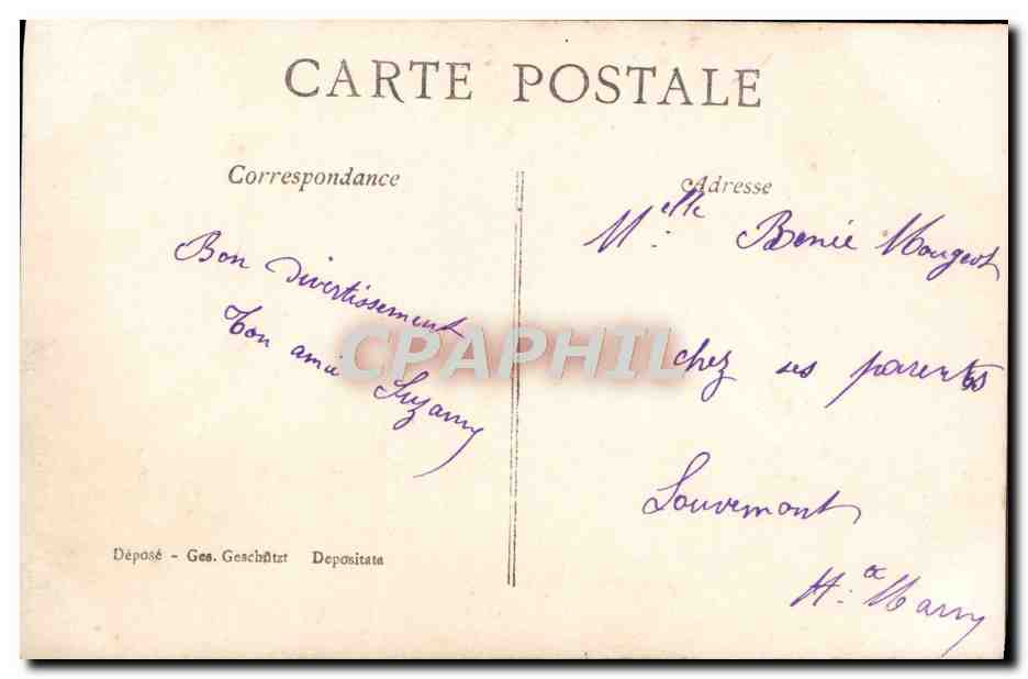 Couple au printemps — A&S, n°358/1 — Reverso