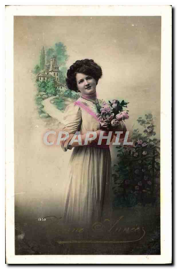 CPA Fantaisie Femme