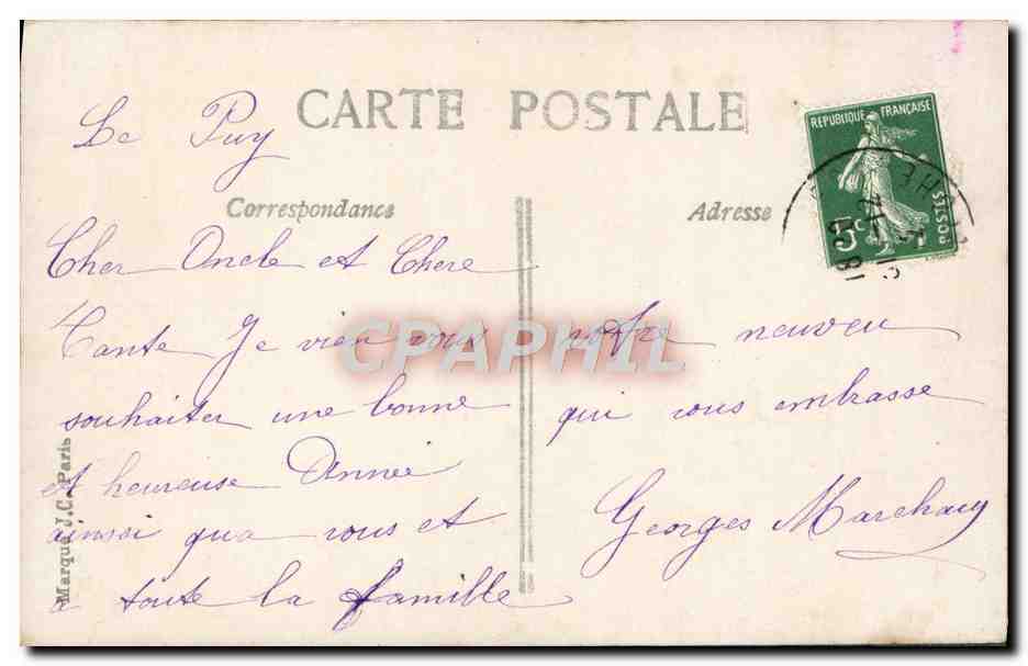 CPA Fantaisie Enfant — Rückseite