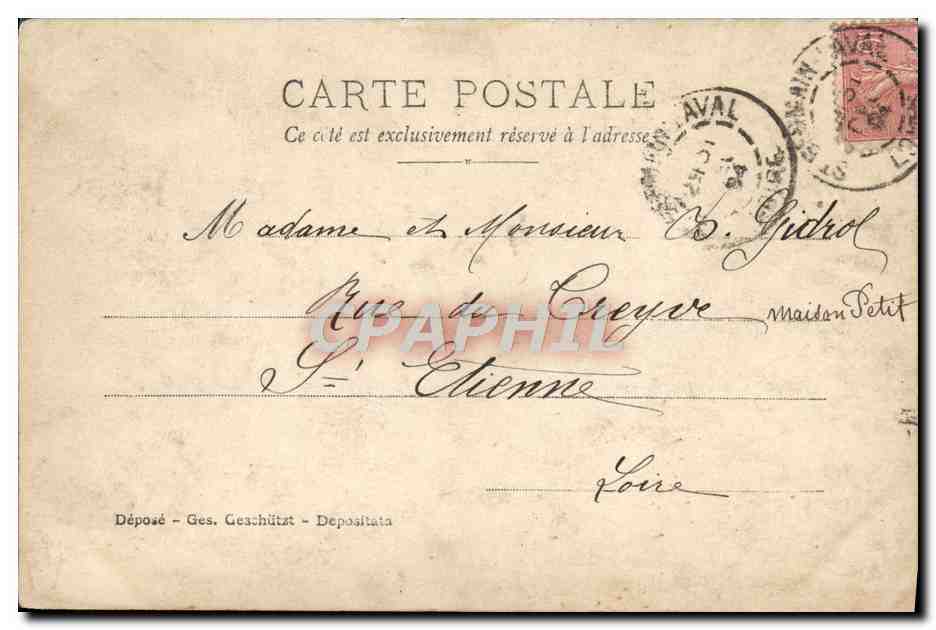 CPA Fantaisie Enfant — Rückseite