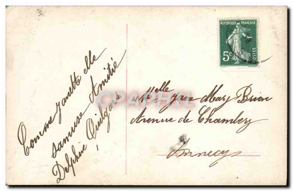 CPA Fantaisie Enfants — Verso