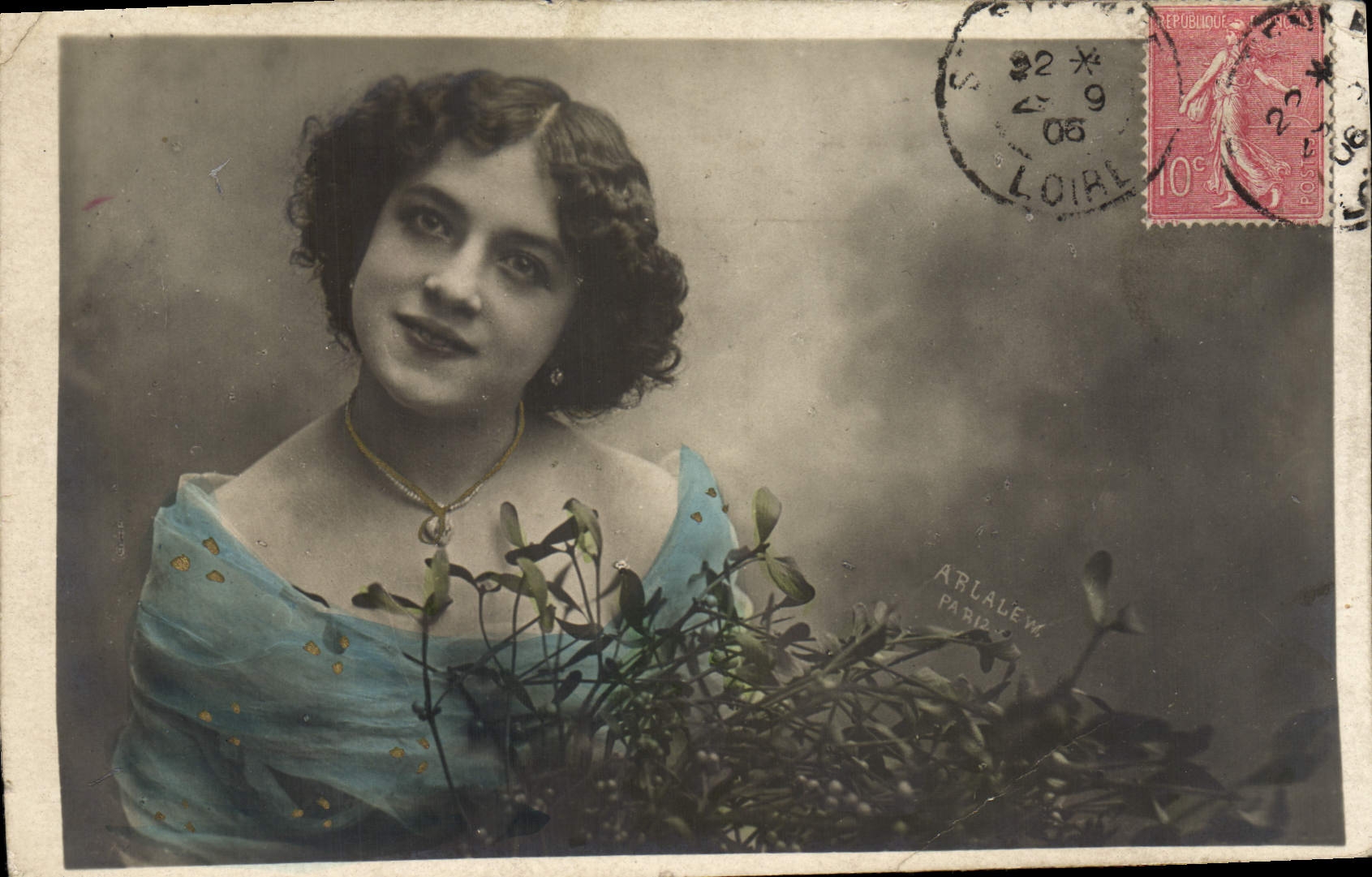 CPA Fantaisie Femme