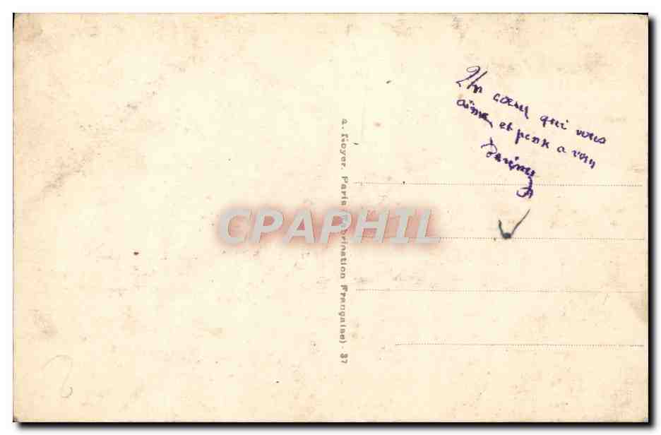CPA Fantaisie Femme Peche Pecheur Poissons — Verso