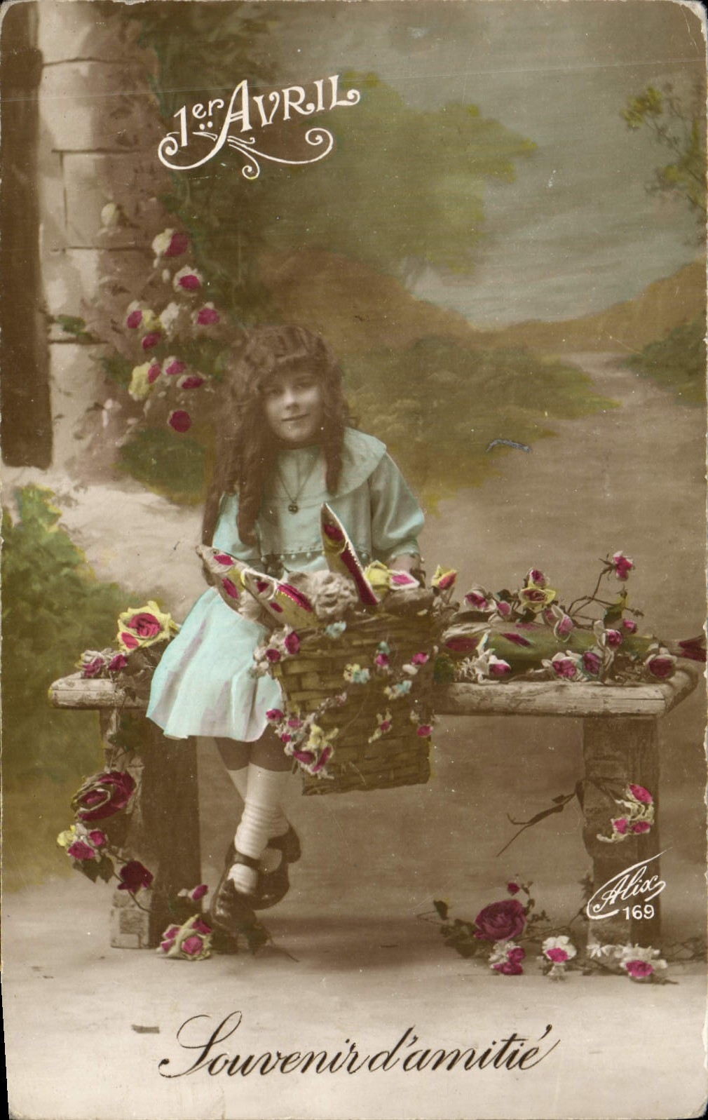 CPA Fantaisie Enfant 1er Avril