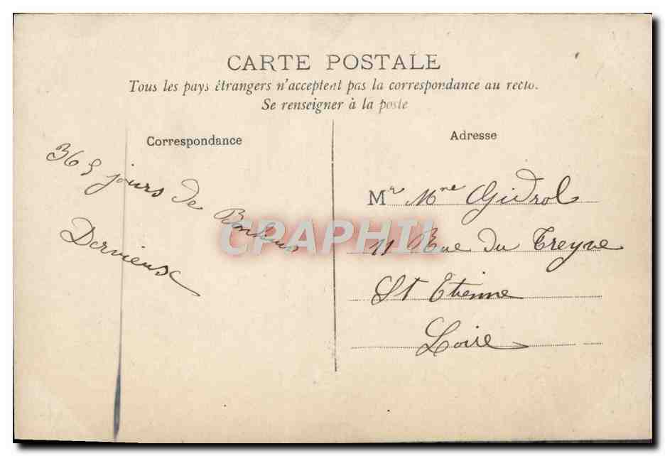 CPA Fantaisie Enfant 1er janvier — Verso