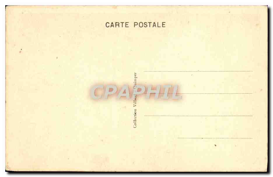 CPA Quimper La Prefecture La partie ancienne  — Rückseite