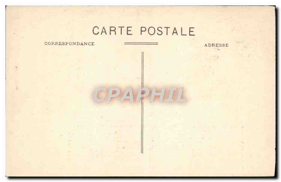 CPA Blois Le Chateau  — Verso