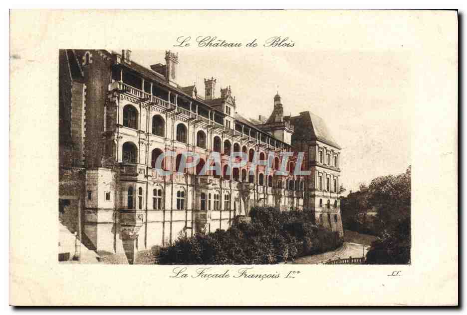 CPA Blois Le Chateau La Facade Francois 1er