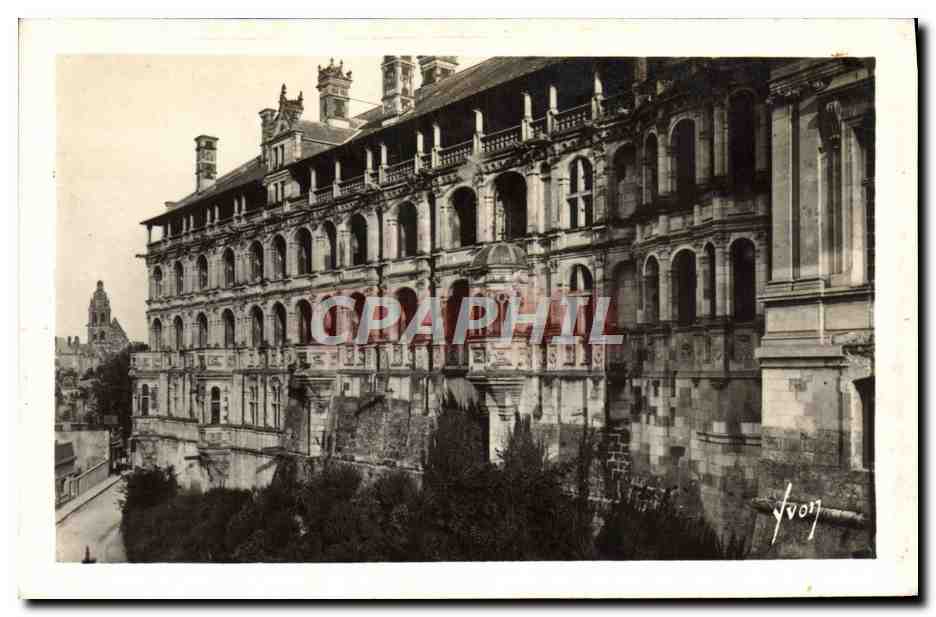 CPM Blois Le Chateau Facade Francois 1er