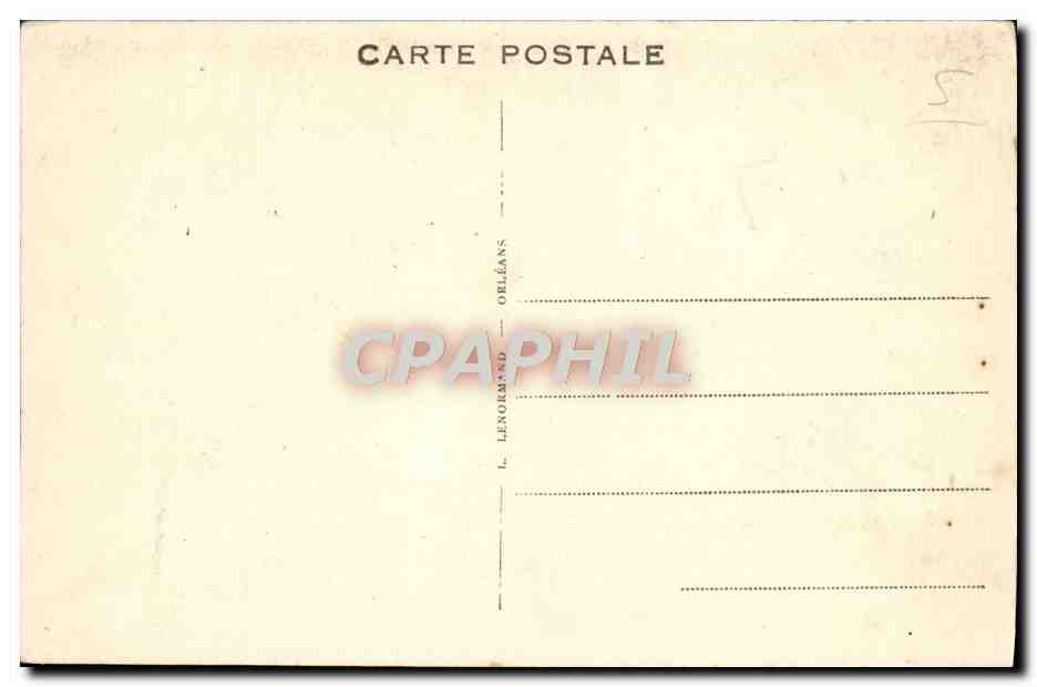 Château de CHEVERNY (L.-et-C.) - Salle des Gardes, Tapisserie des Gobelins (L'Enlèvement de la Belle Hélène) — Verso