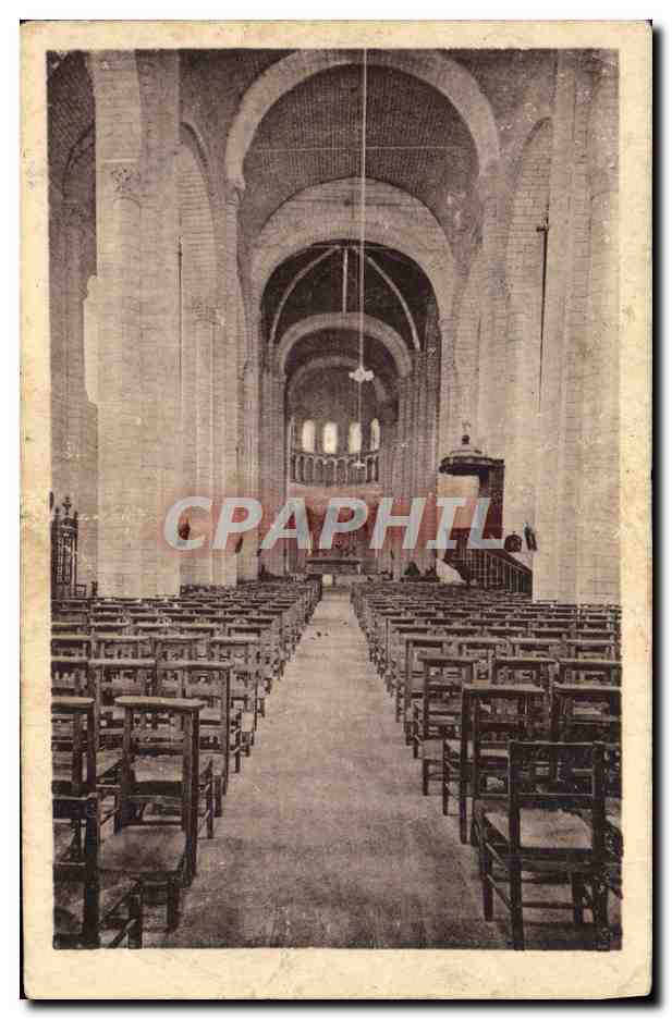 CPA Preuolly Sur Claise Interieur da L'Eglise