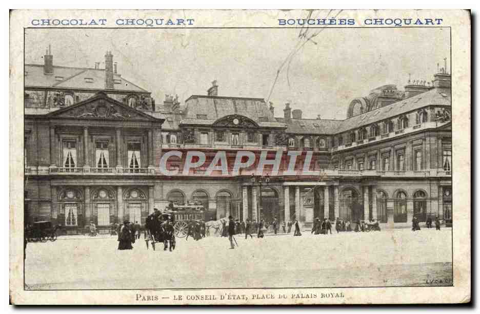 CPA Paris Le Conseil D'Etat Place Du Palais Royal