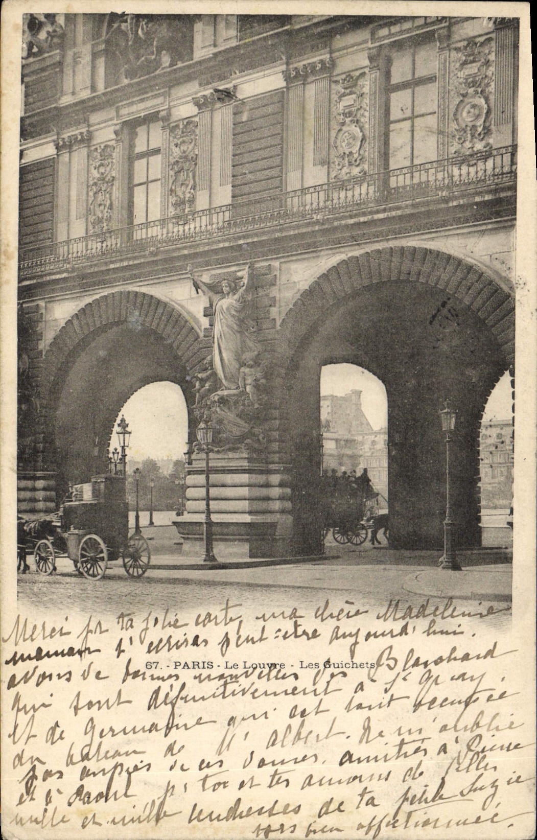 CPA Paris Le Louvre Les Suichets