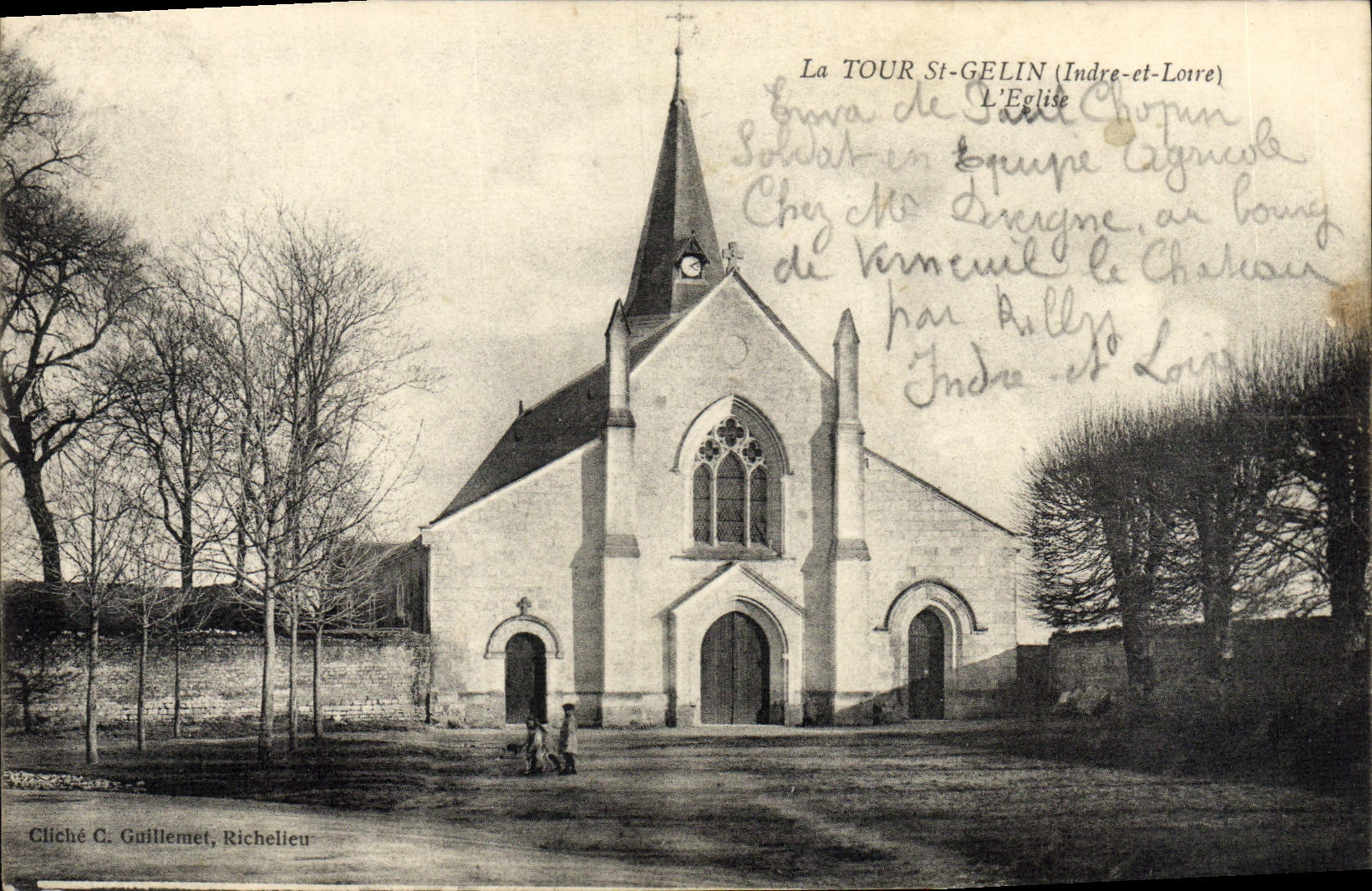 CPA La Tour Saint Gelin L'Eglise