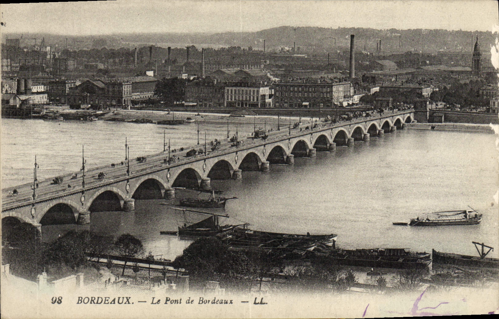 CPA Bordeaux Le Pont de Bordeaux