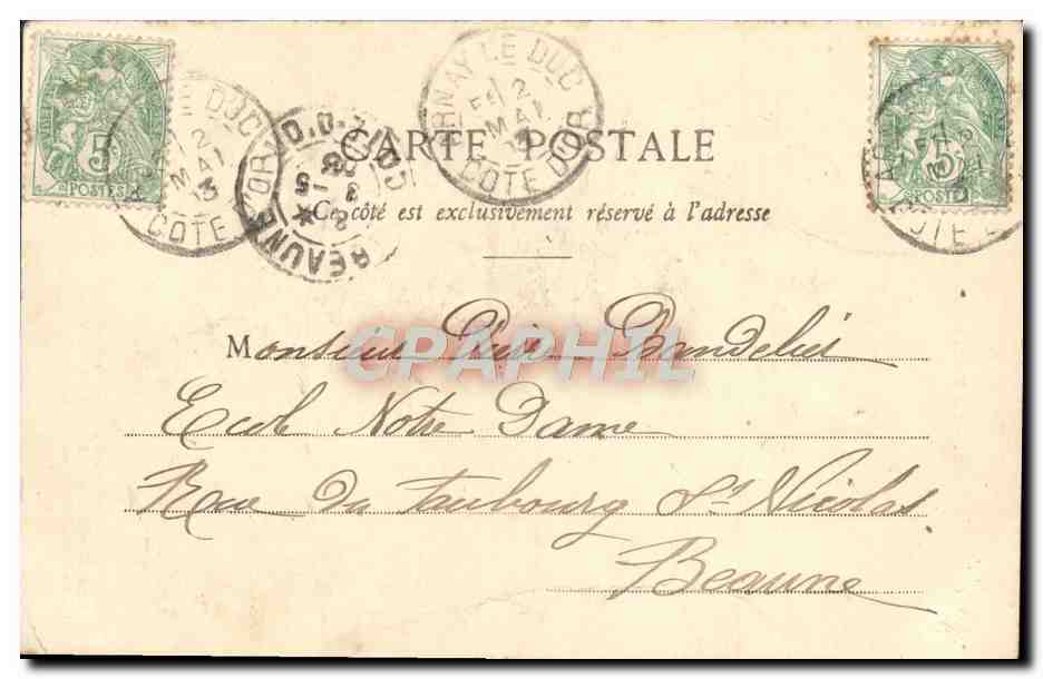 CPA Le Petit Cyrano Enfant — Rückseite