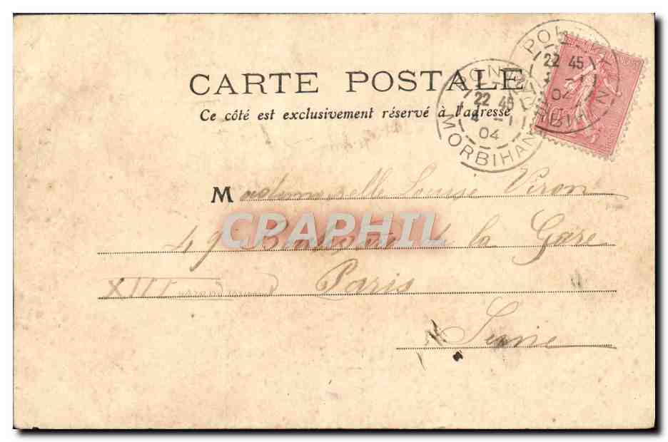 CPA Enfants Un complot Ane  — Verso