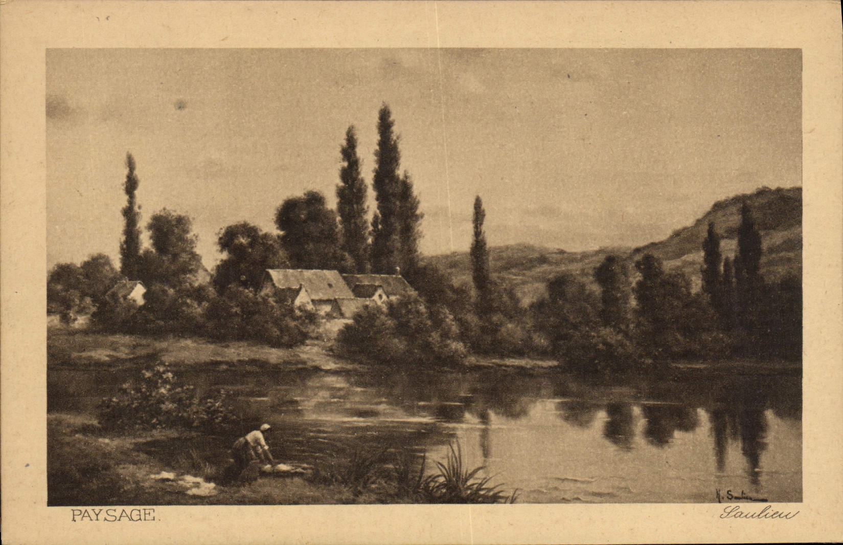 CPA Paysage Saulieu