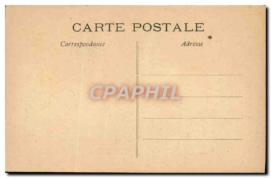 CPA Paysage Saulieu — Verso