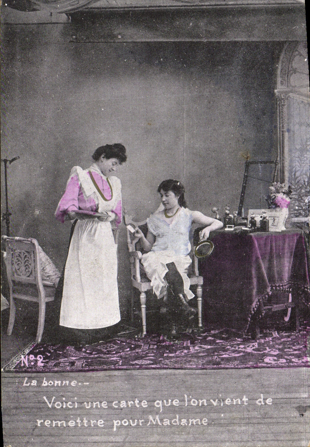 CPA Fantaisie Femme