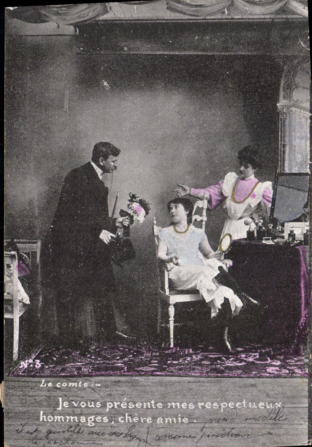 CPA Fantaisie Femme
