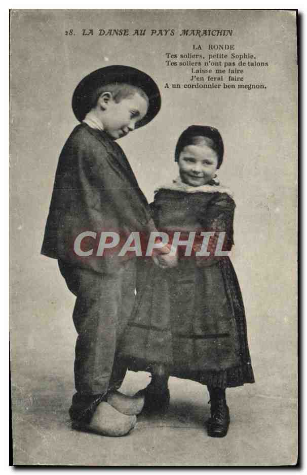 CPA La Danse Au Pays Maraichin La Ronde Enfants