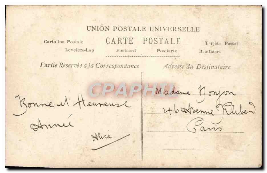 CPA Ce Gui Vous Appartient Enfants Grand pere  — Verso