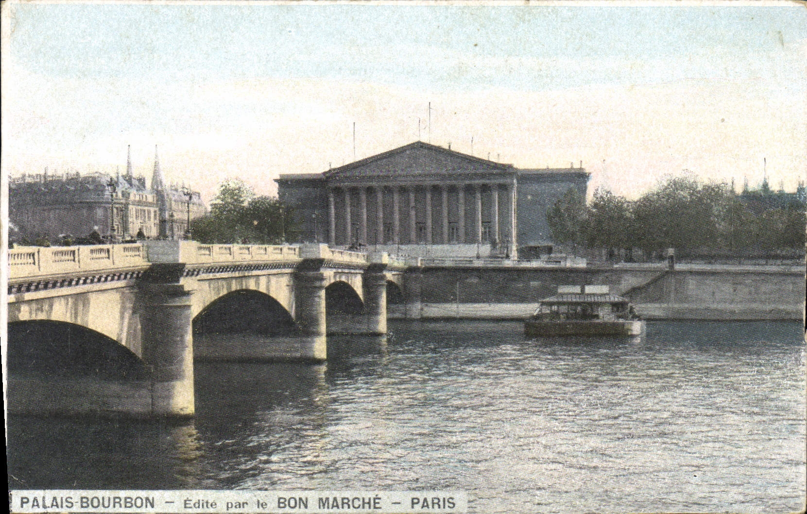 CPA Palais Bourbon Edite Par Le Bon Marche Paris