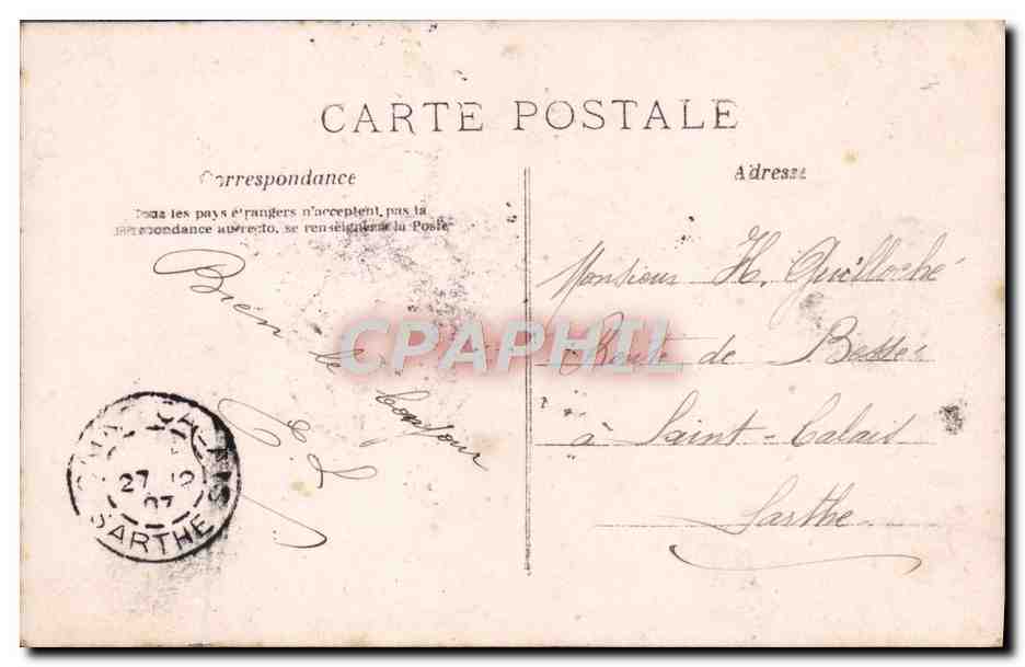 CPA Fantaisie Enfant Poupee — Rückseite