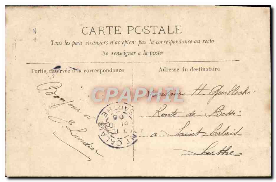 CPA Fantaisie Enfants  — Rückseite