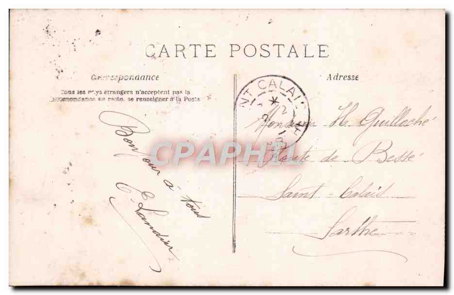CPA Fantaisie Enfant — Verso