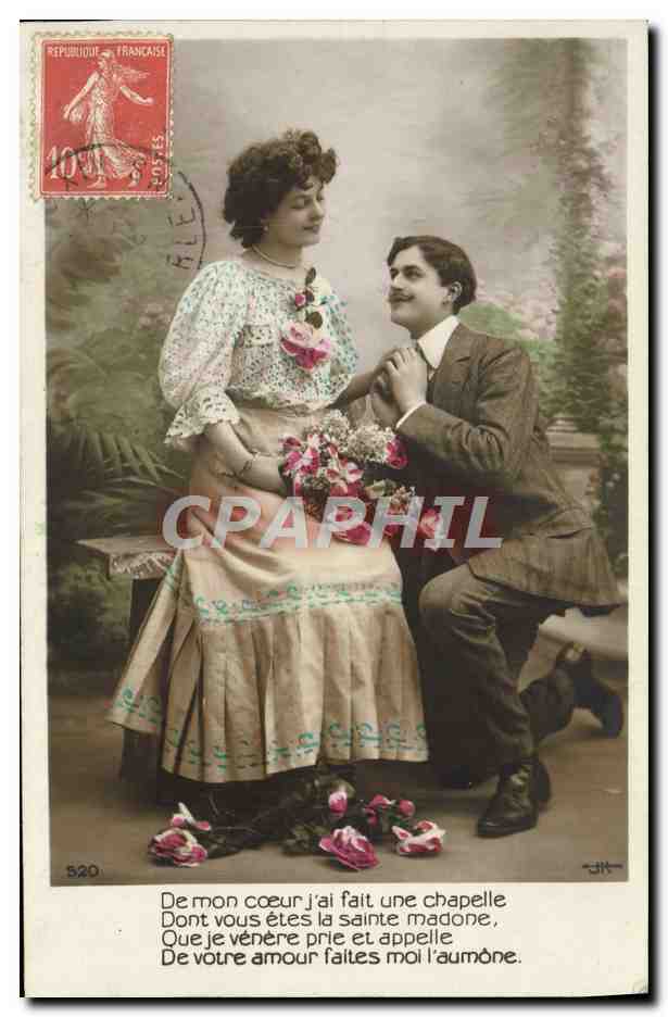 Proposition de mariage — scène romantique — J.T. (n° 520)