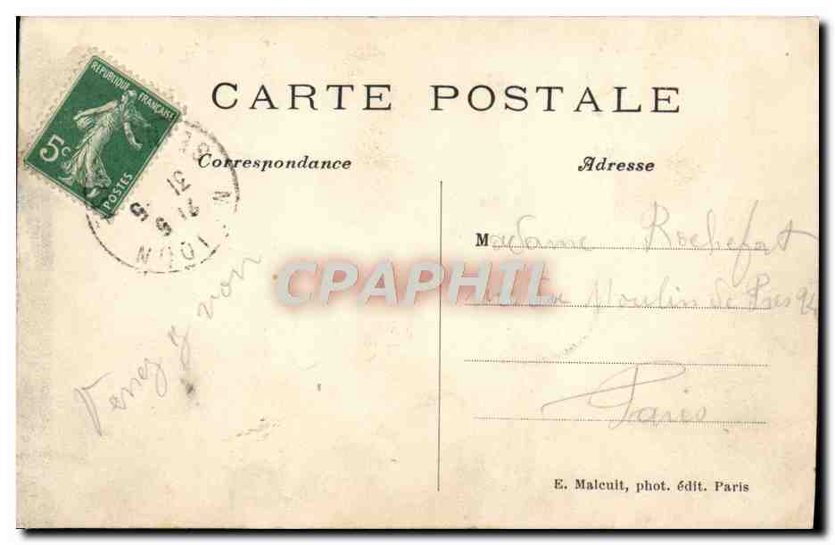 CPA Fantaisie AmouREUx ou sont ils — Rückseite